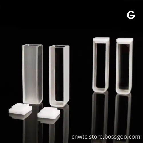 Quartz Cell Spectrophotometer Cuvettes and Quartz Glass Cuvettes for Laboratory Use